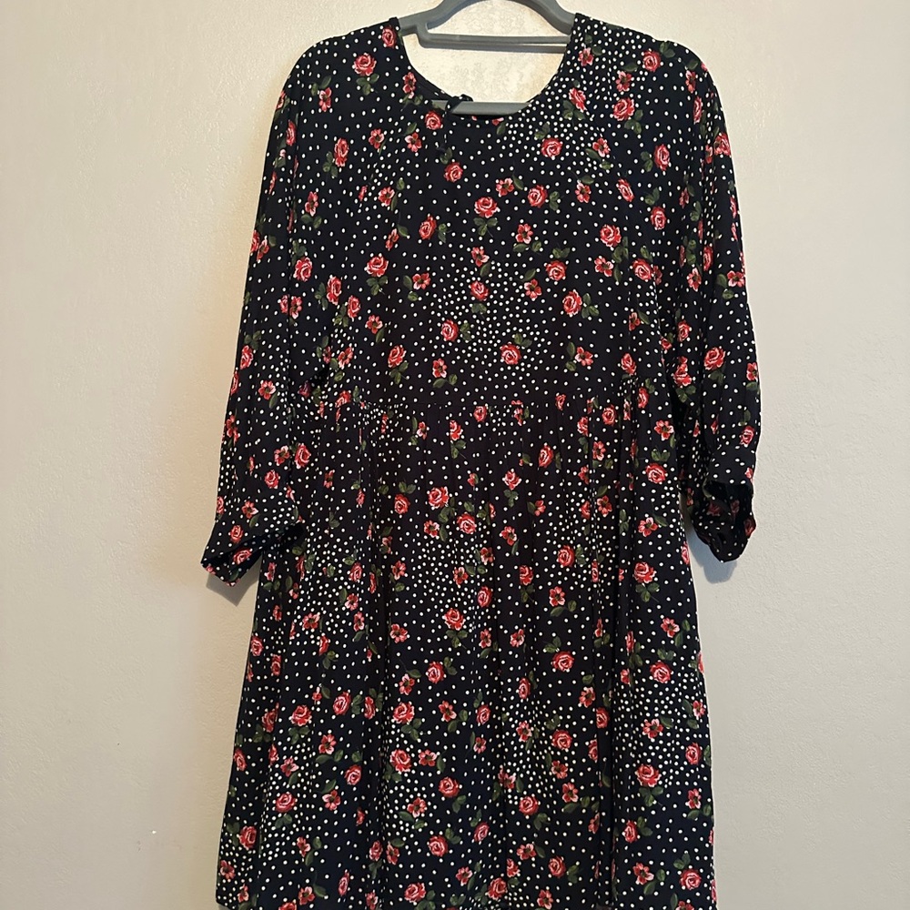Sézane Grace dress - Floral Polka Dot 36
